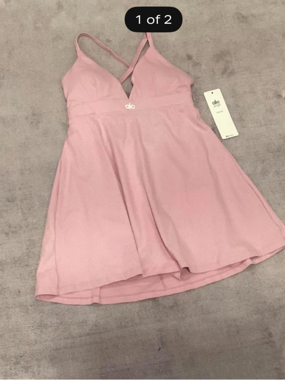ALO Yoga Blush Pink Dress